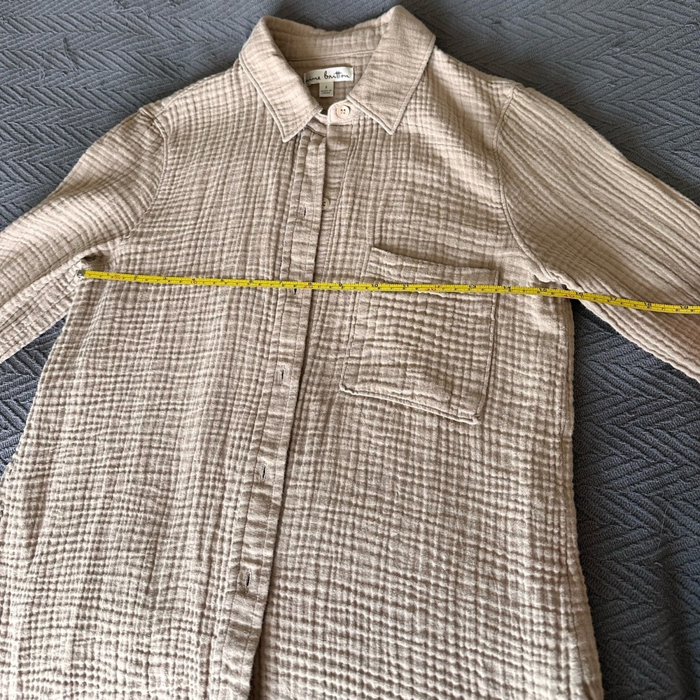Beige Button Down - image 3